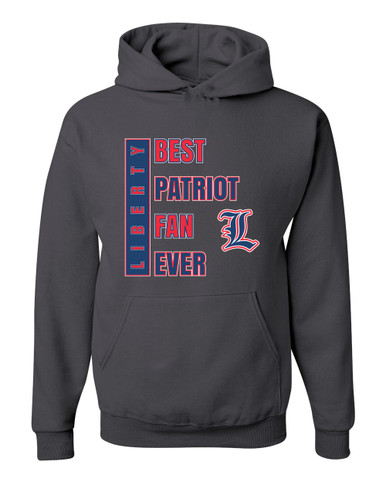 Liberty Patriots L Script Best Patriot Fan Men's Premium Hoodie