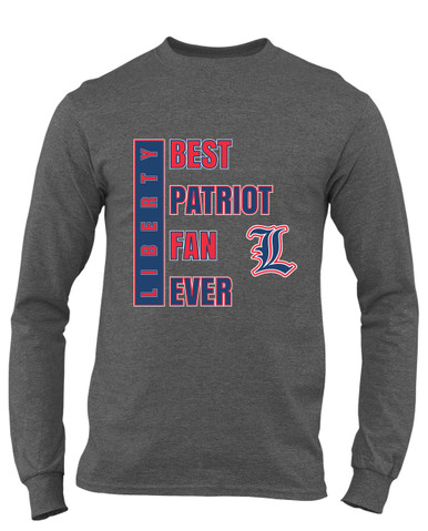 Liberty Patriots L Script Best Patriot Fan Men's LS T-Shirt