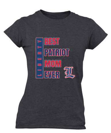 Liberty Patriots L Script Best Patriot Mom Women's SS T-Shirt