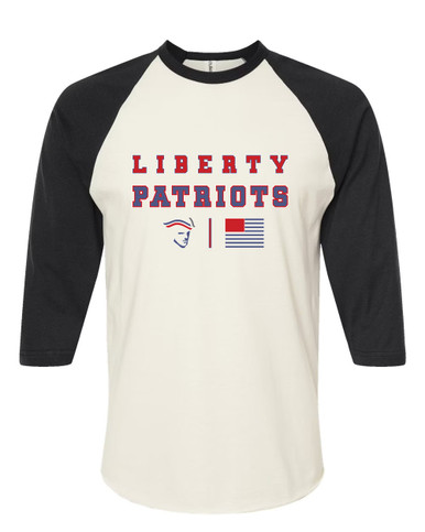 Liberty Patriots Spirit Flag Women's Baseball T-Shirt