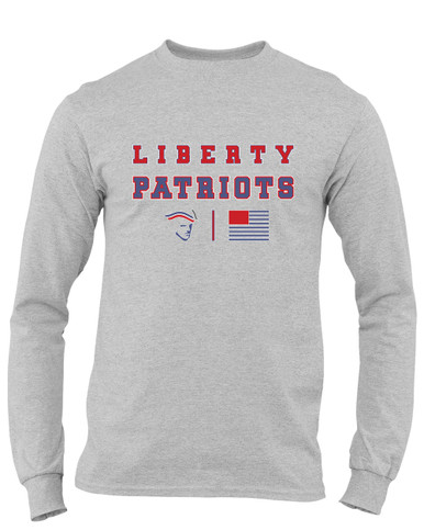 Liberty Patriots Spirit Flag Men's LS T-Shirt