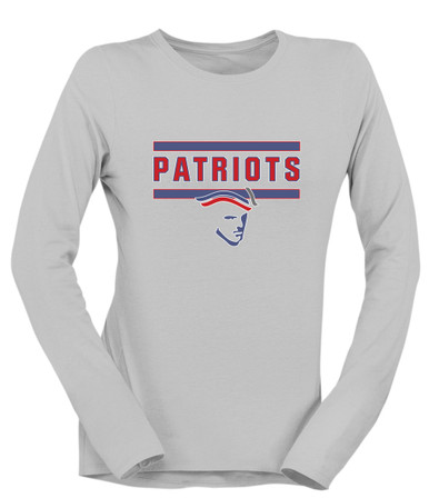 Liberty Patriots Mascot #5 Women's LS T-Shirt