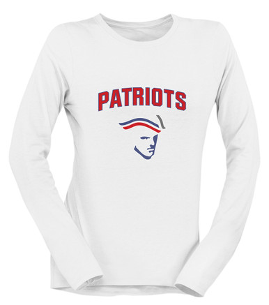 Liberty Patriots Mascot #6 Women's LS T-Shirt