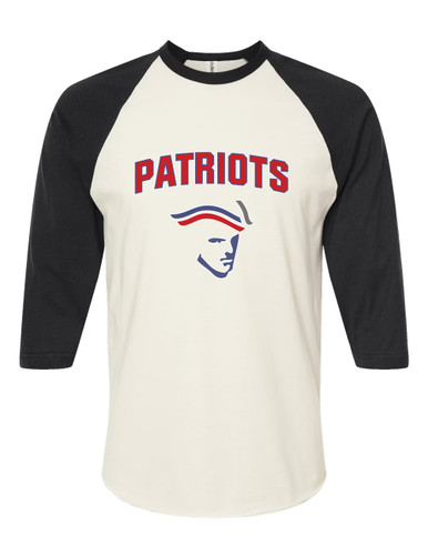 Liberty Patriots Mascot #6 Women's Baseball T-Shirt