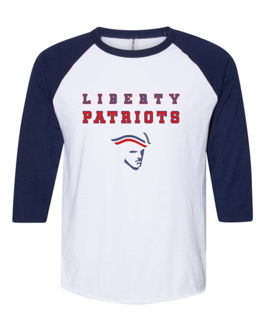 Liberty Patriots Spirit Women's Baseball T-Shirt