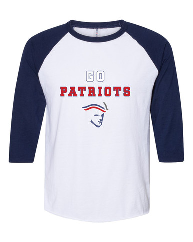 Liberty Patriots Go Team Men's Baseball T-Shirt