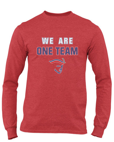 Liberty Patriots We Are One Team Men's LS T-Shirt