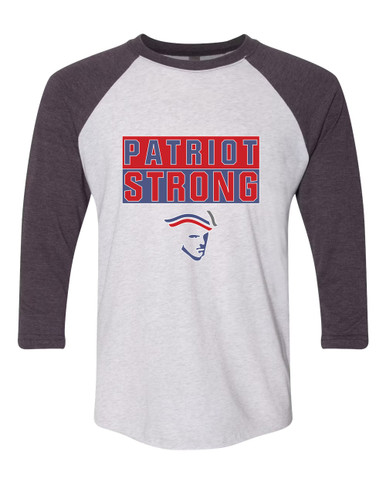 Liberty Patriots Strong #1 Women's Baseball T-Shirt