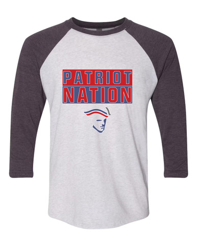 Liberty Patriots Nation #1 Men's Baseball T-Shirt