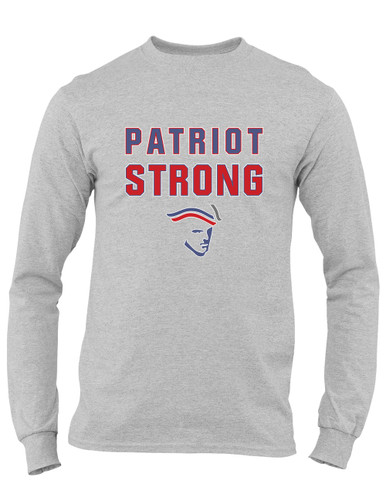 Liberty Patriots Strong #2 Men's LS T-Shirt