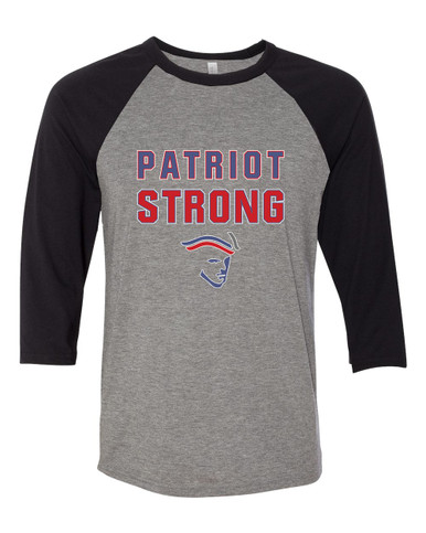 Liberty Patriots Strong #2 Men's Baseball T-Shirt