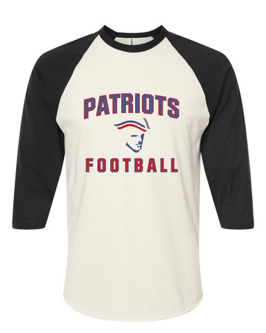 Liberty Patriots Football #1 Men's Baseball T-Shirt