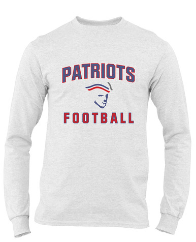 Liberty Patriots Football #1 Men's LS T-Shirt