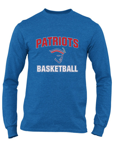 Liberty Patriots Basketball #1 Men's LS T-Shirt