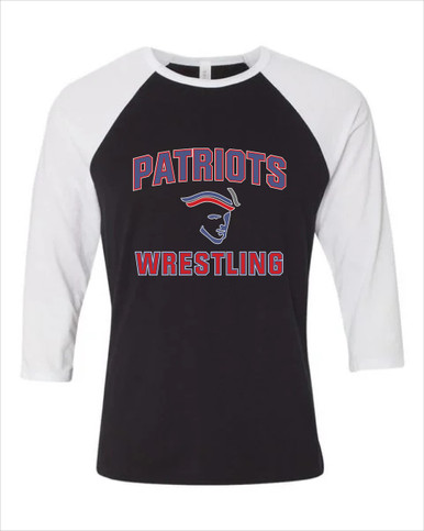 Liberty Patriots Wrestling Men's Baseball T-Shirt