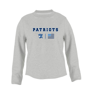 John Jay Patriots Team Colors Flag Women's Sweatshirt