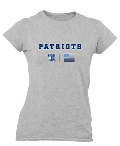 John Jay Patriots Team Colors Flag Women's SS T-Shirt