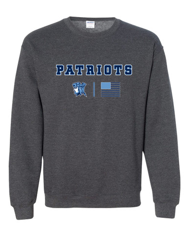 John Jay Patriots Team Colors Flag Men's Sweatshirt