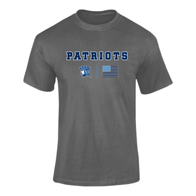 John Jay Patriots Team Colors Flag Men's SS T-Shirt