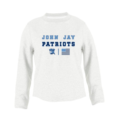 John Jay Patriots Spirit Flag Women's Sweatshirt