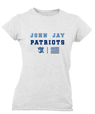 John Jay Patriots Spirit Flag Women's SS T-Shirt