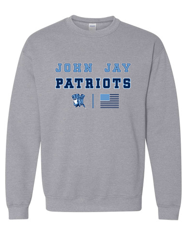 John Jay Patriots Spirit Flag Men's Sweatshirt