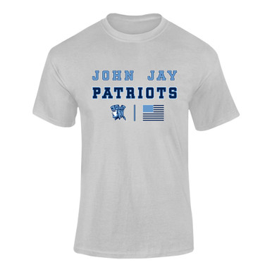 John Jay Patriots Spirit Flag Men's SS T-Shirt