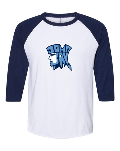 John Jay Patriots Mascot #1 Women's Baseball T-Shirt