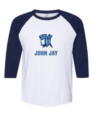 John Jay Patriots Mascot #2 Men's Baseball T-Shirt