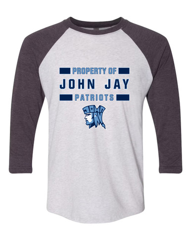 John Jay Patriots Property Of Men's Baseball T-Shirt