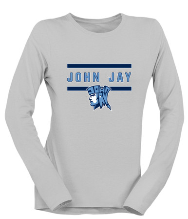 John Jay Patriots Mascot #4 Women's LS T-Shirt