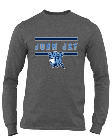 John Jay Patriots Mascot #4 Men's LS T-Shirt