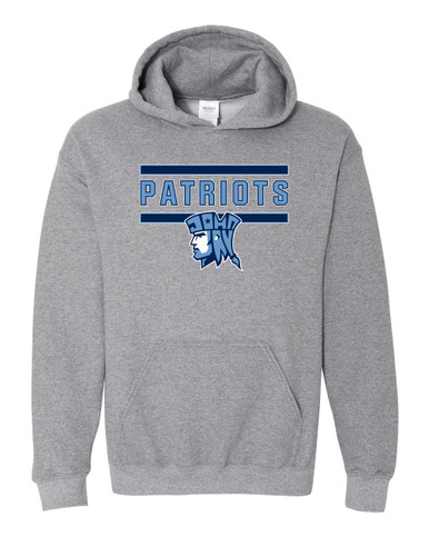 John Jay Patriots Mascot #5 Men's Hoodie