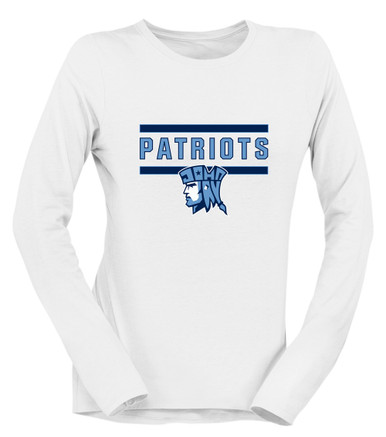 John Jay Patriots Mascot #5 Women's LS T-Shirt