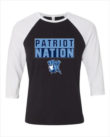 John Jay Patriots Nation #1 Men's Baseball T-Shirt