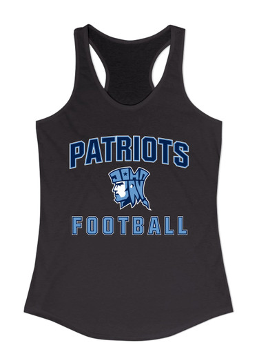 John Jay Patriots Football #1 Women's Tank Top
