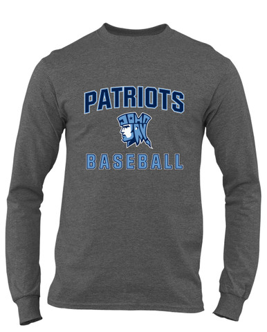 John Jay Patriots Baseball #1 Men's LS T-Shirt