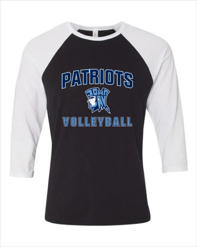 John Jay Patriots Volleyball Women's Baseball T-Shirt
