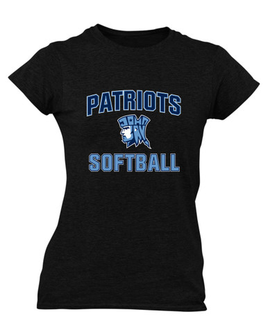 John Jay Patriots Softball #1 Women's Premium SS T-Shirt
