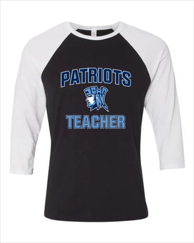 John Jay Patriots Teacher Men's Baseball T-Shirt