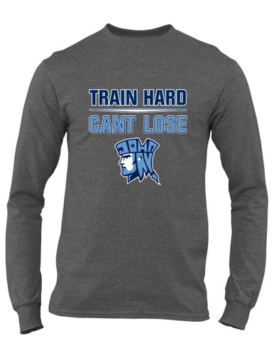 John Jay Patriots Train Hard, Can't Lose Men's LS T-Shirt