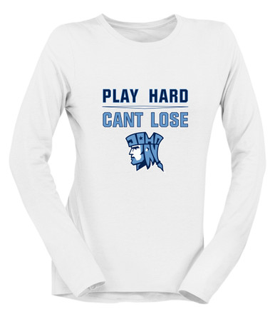 John Jay Patriots Play Hard, Can't Lose Women's Premium LS T-Shirt