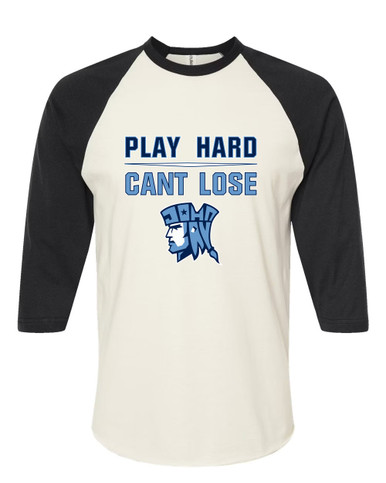 John Jay Patriots Play Hard, Can't Lose Women's Baseball T-Shirt