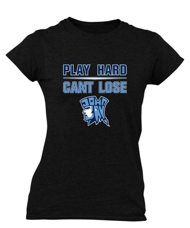 John Jay Patriots Play Hard, Can't Lose Women's SS T-Shirt