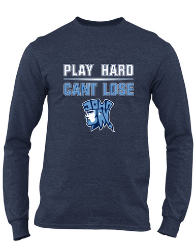 John Jay Patriots Play Hard, Can't Lose Men's Premium LS T-Shirt