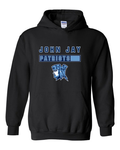 John Jay Patriots Mascot #7 Men's Hoodie