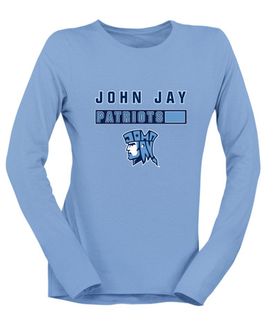 John Jay Patriots Mascot #7 Women's LS T-Shirt