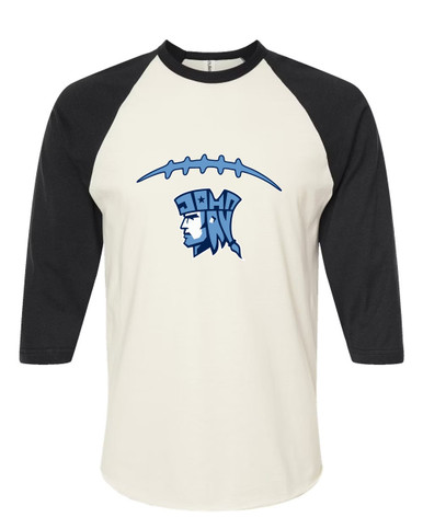 John Jay Patriots Football #2 Women's Baseball T-Shirt