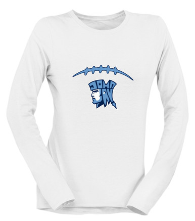 John Jay Patriots Football #2 Women's Premium LS T-Shirt