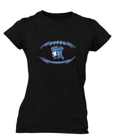 John Jay Patriots Football #3 Women's SS T-Shirt